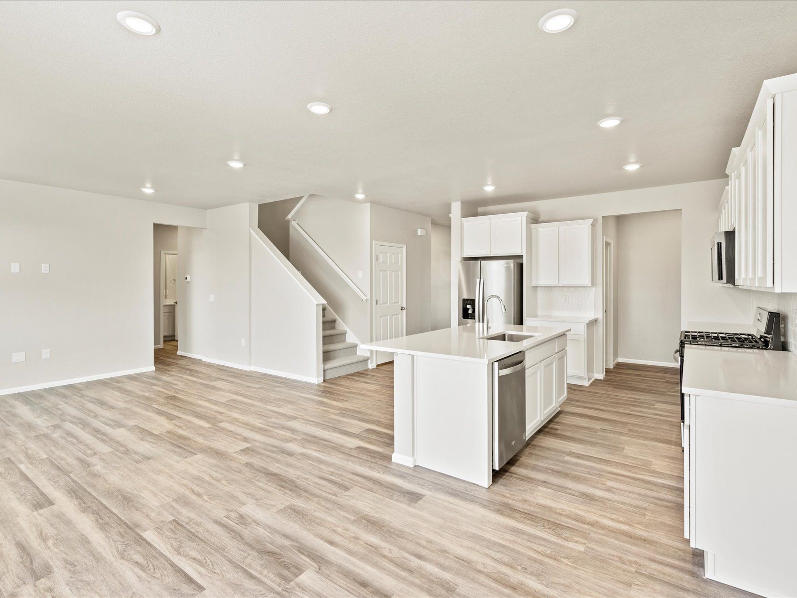 The Sylvan floorplan interior image taken at a Meritage Homes community in Peyton, CO.
