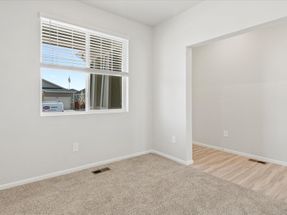 The Pagosa floorplan image taken at a Meritage Homes community in Johnstown, CO
