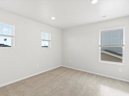 The Pagosa floorplan image taken at a Meritage Homes community in Johnstown, CO