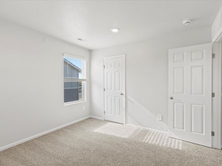 The Pagosa floorplan image taken at a Meritage Homes community in Johnstown, CO