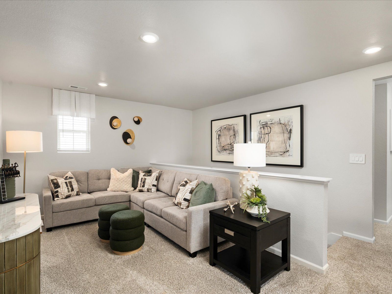 The Monarch floorplan interior image modeled at a Meritage Homes community in Johnstown, CO.