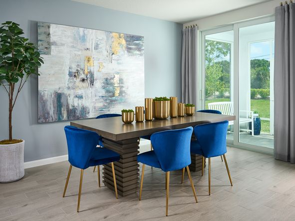 The Dining Area of the Foxglove Model at Hampton Park