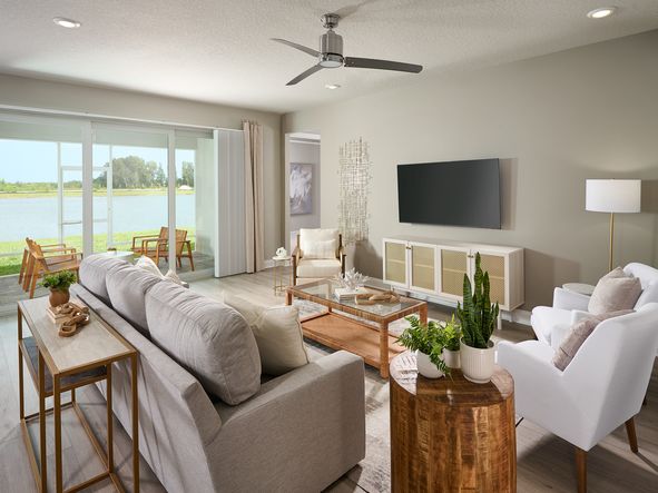 The Living Room of the Jade Model at Hampton Park