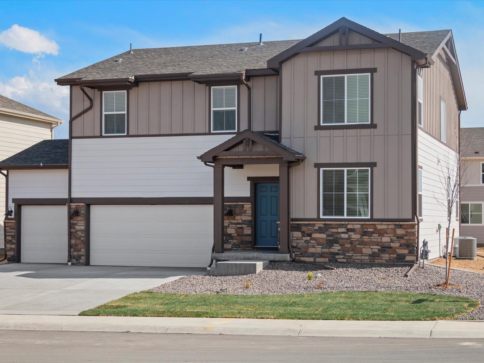 The Chatfield floorplan image taken at a Meritage Homes community in Johnstown, CO