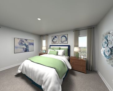 The primary bedroom offers a private retreat.