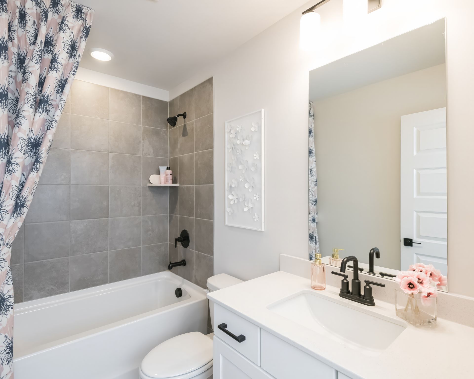 The secondary bedrooms feature a full, spacious bathroom.