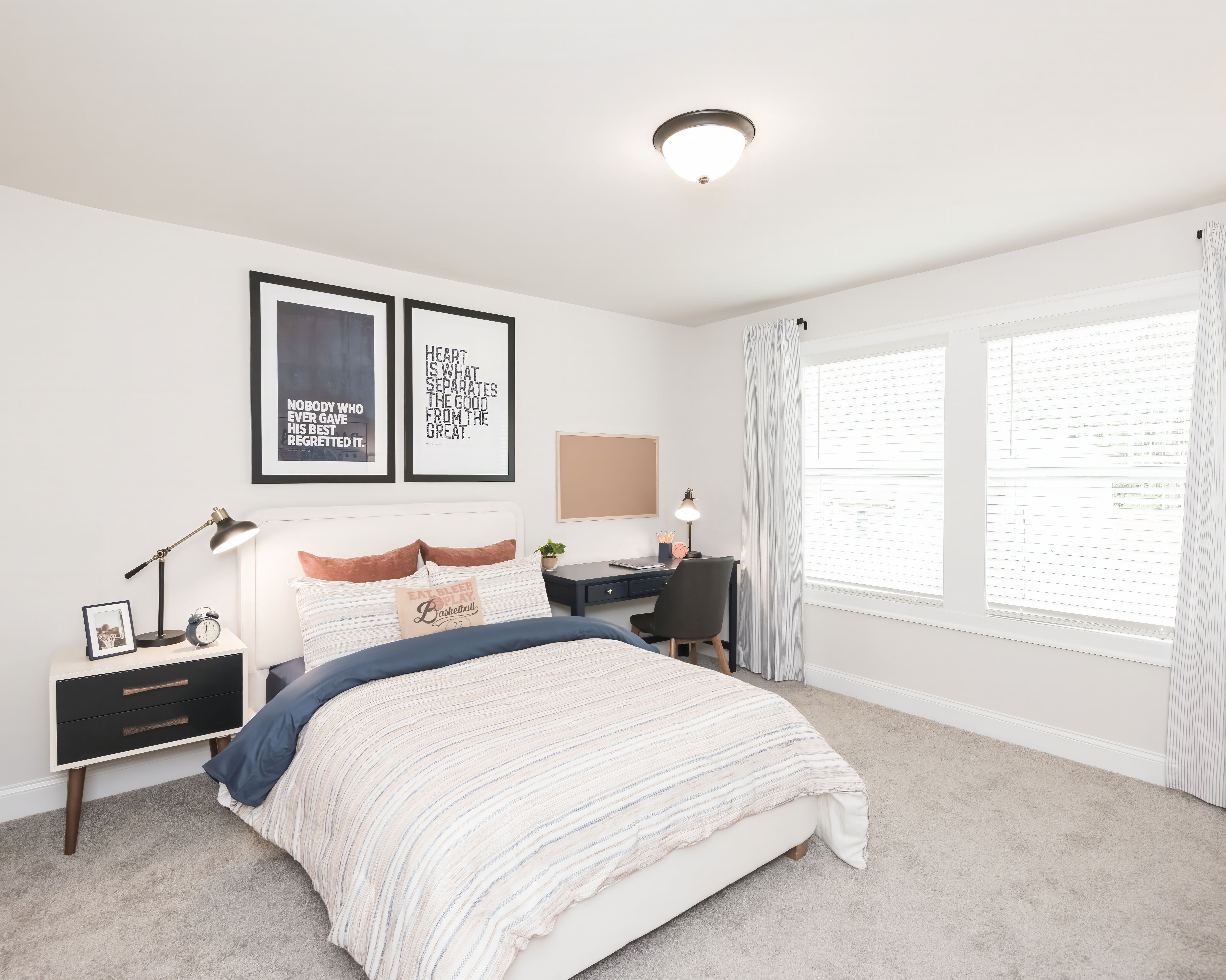 The Oakley features four secondary bedrooms.