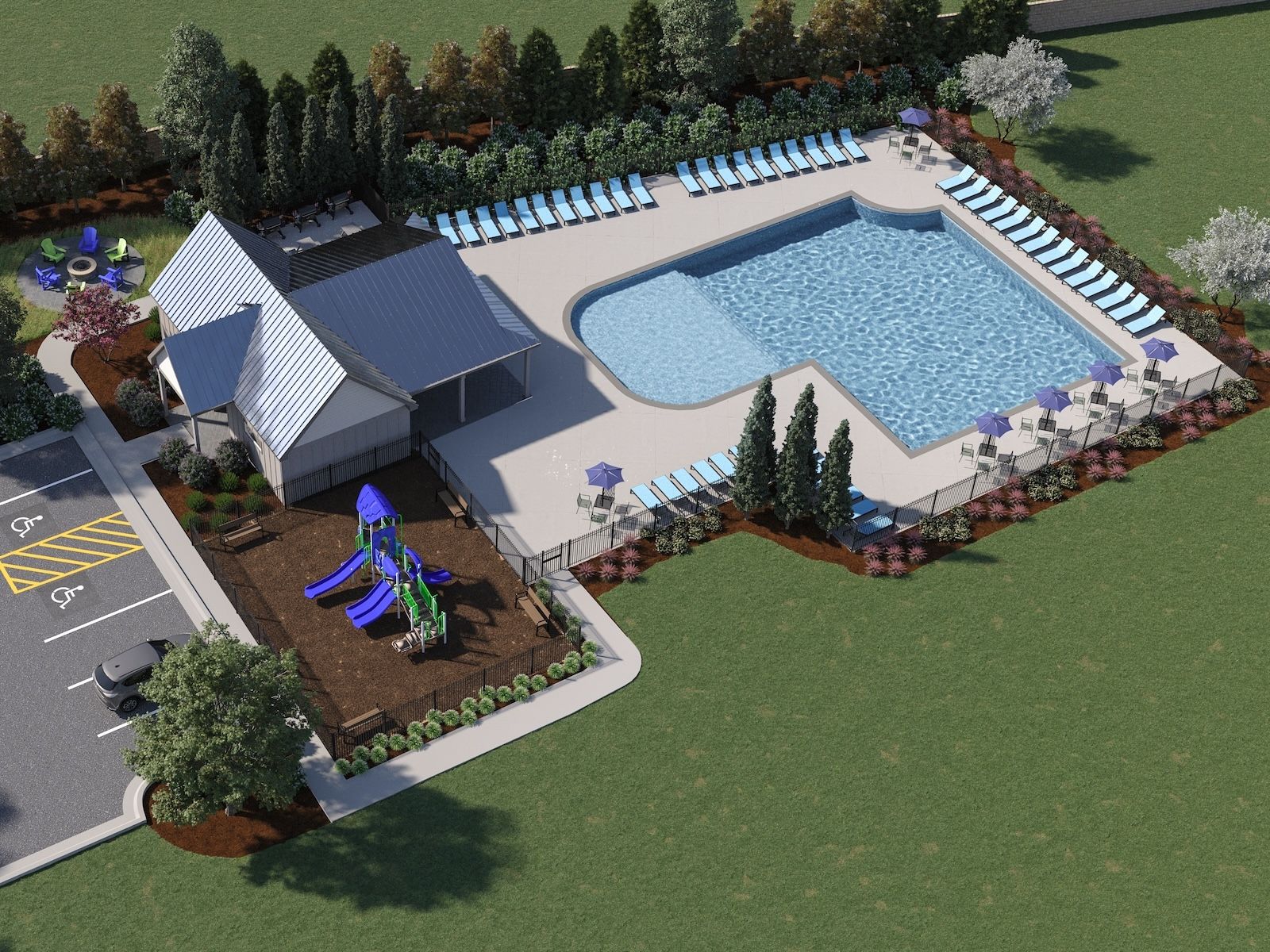 Welcome to the amenity center at Cedar Shoals.