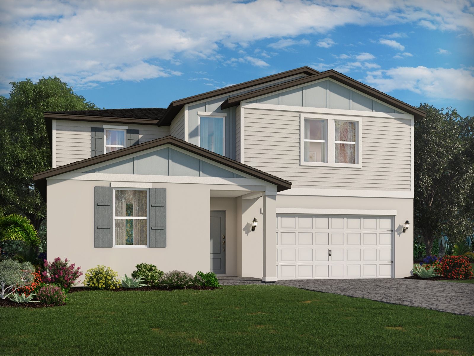 Exterior of the Primrose floorplan at Terra Lago.