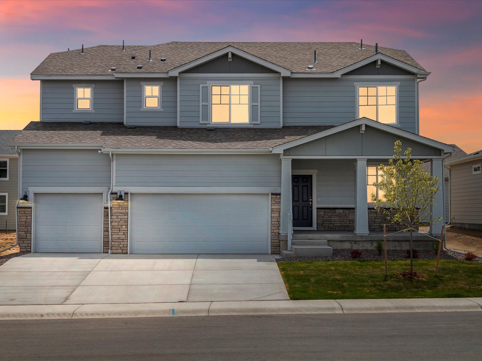 Poudre Heights: The Alpine Collection por Meritage Homes en Greeley Colorado