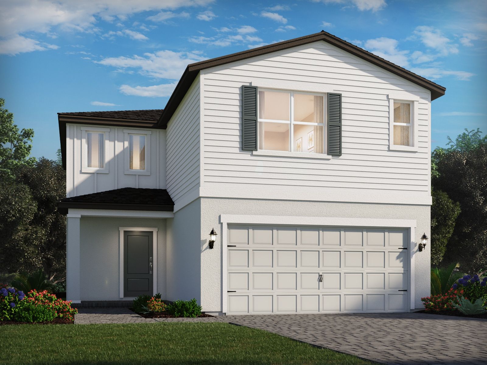 Exterior of the Zion floorplan at Terra Lago.
