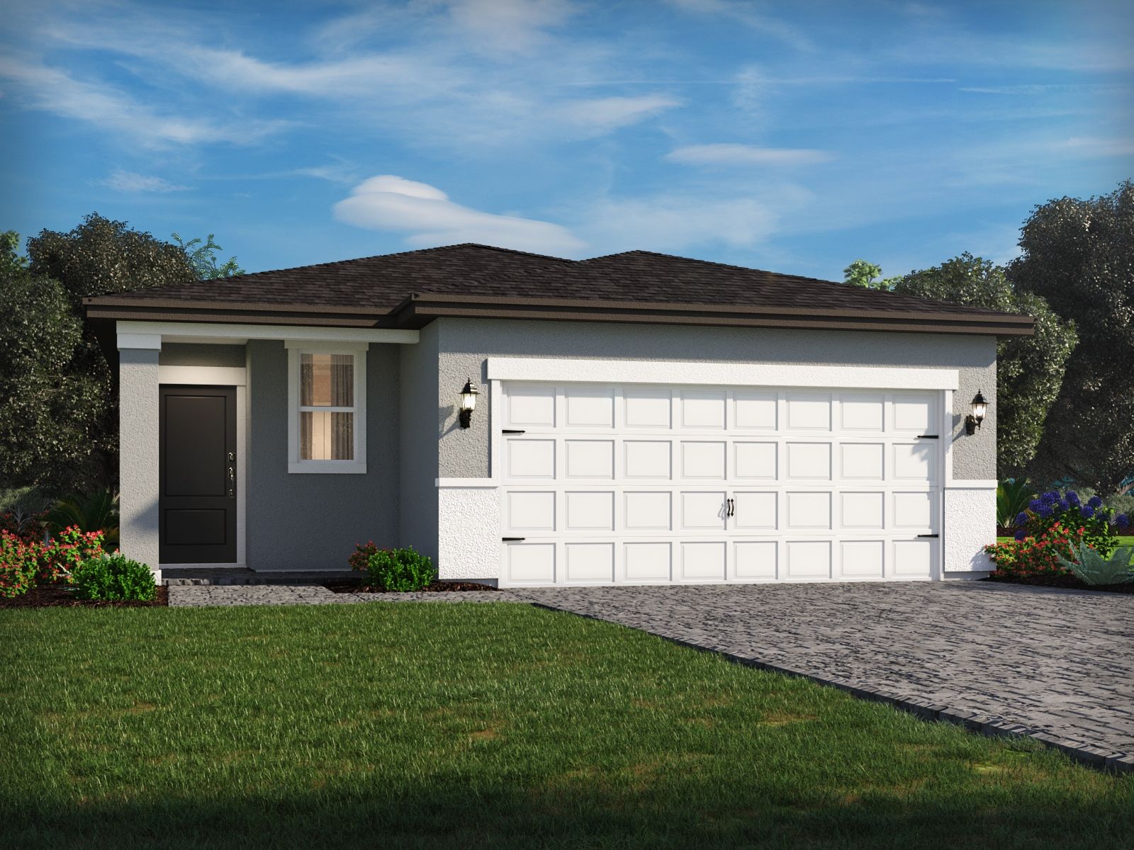 Exterior of the Canyon floorplan at Terra Lago.