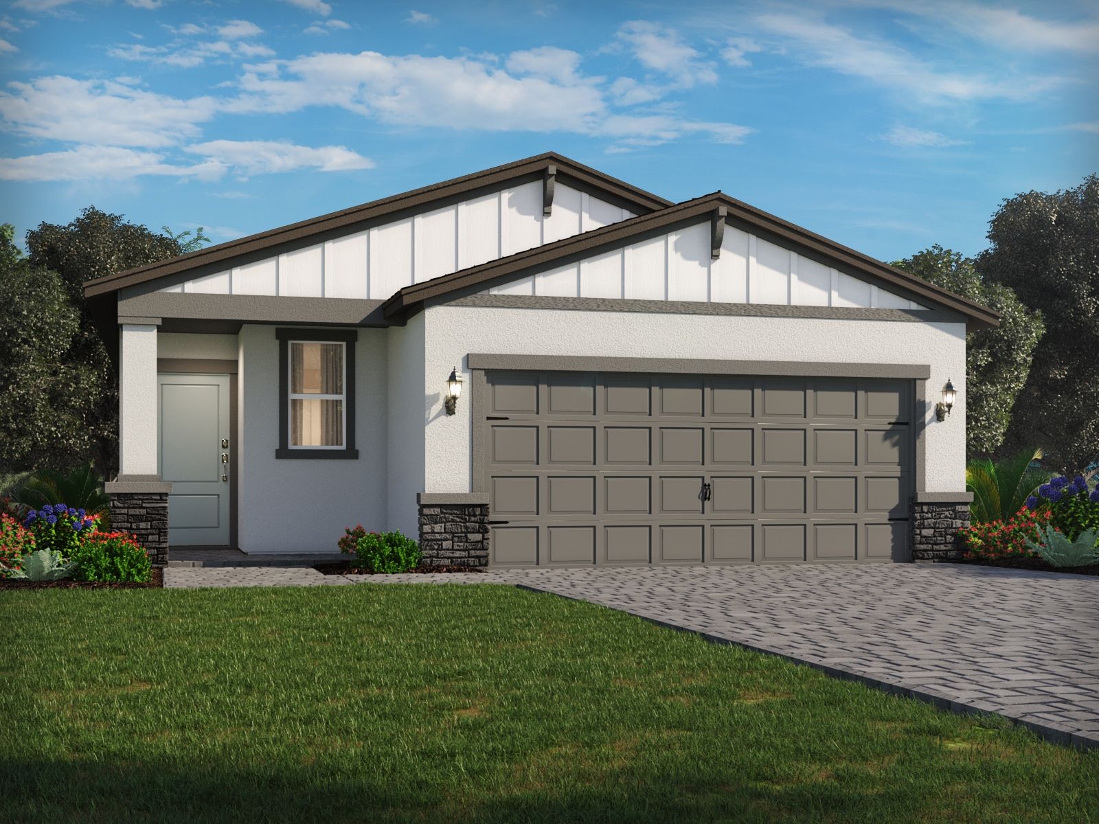 Exterior of the Canyon floorplan at Terra Lago.