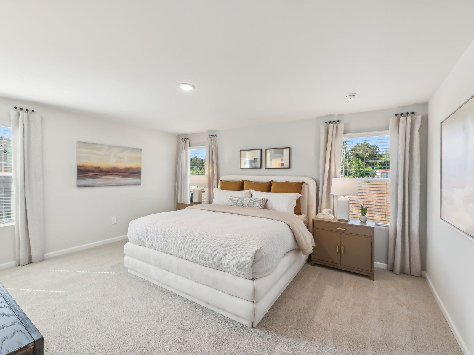 The spacious primary suite features a large walk-in closet and an ensuite bath.