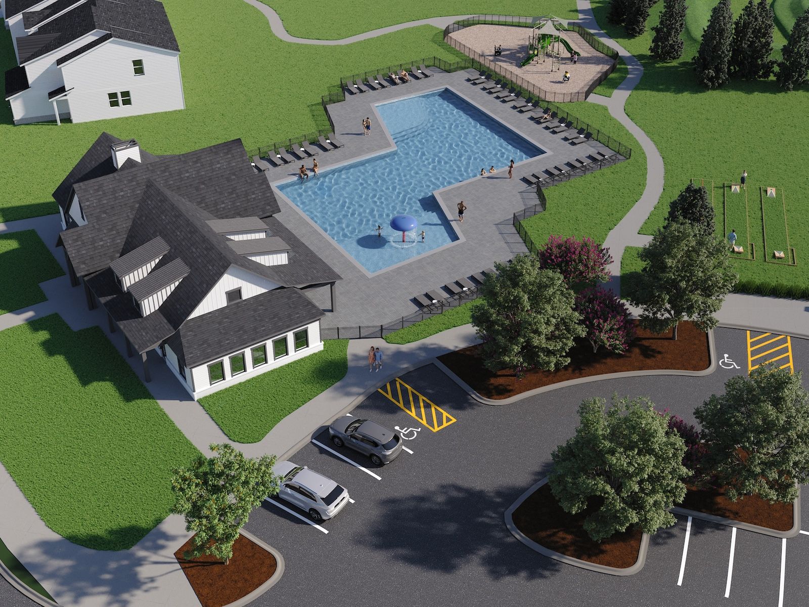 Planned amenities include a clubhouse, swimming pool, playground, dog parks & more.