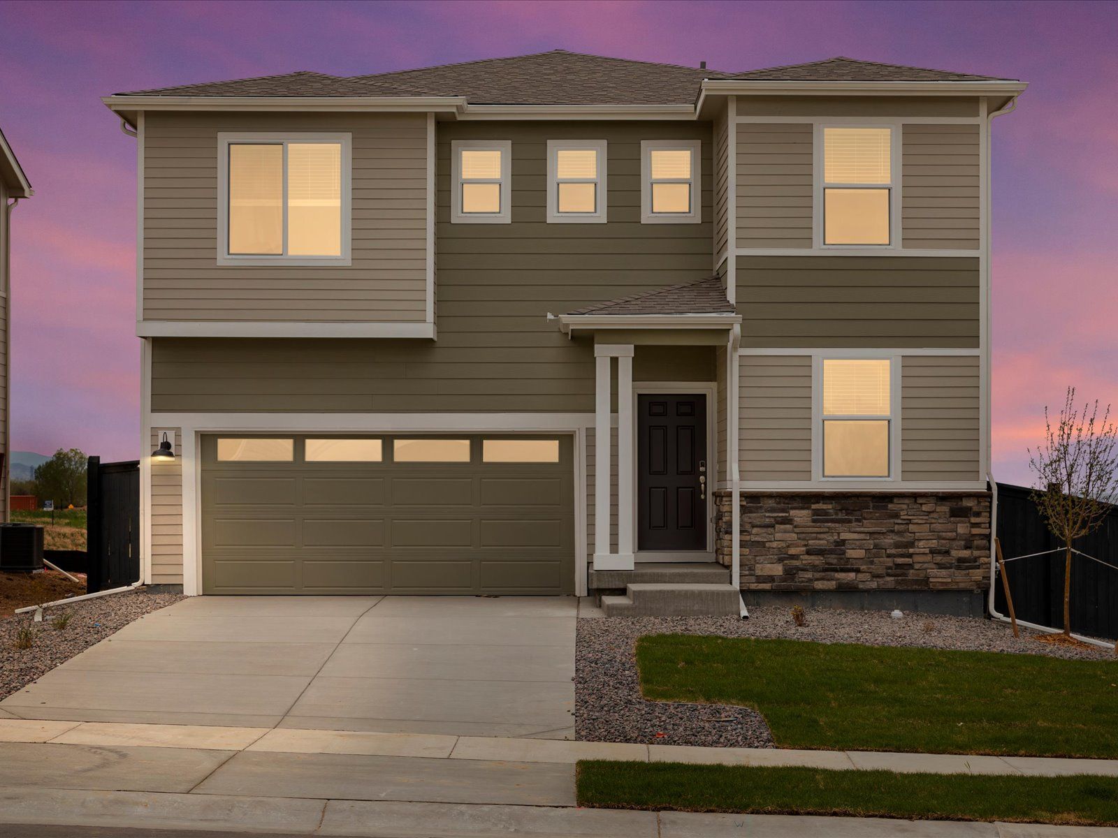The Twin Peaks floorplan image taken at a Meritage Homes community in Greeley, CO