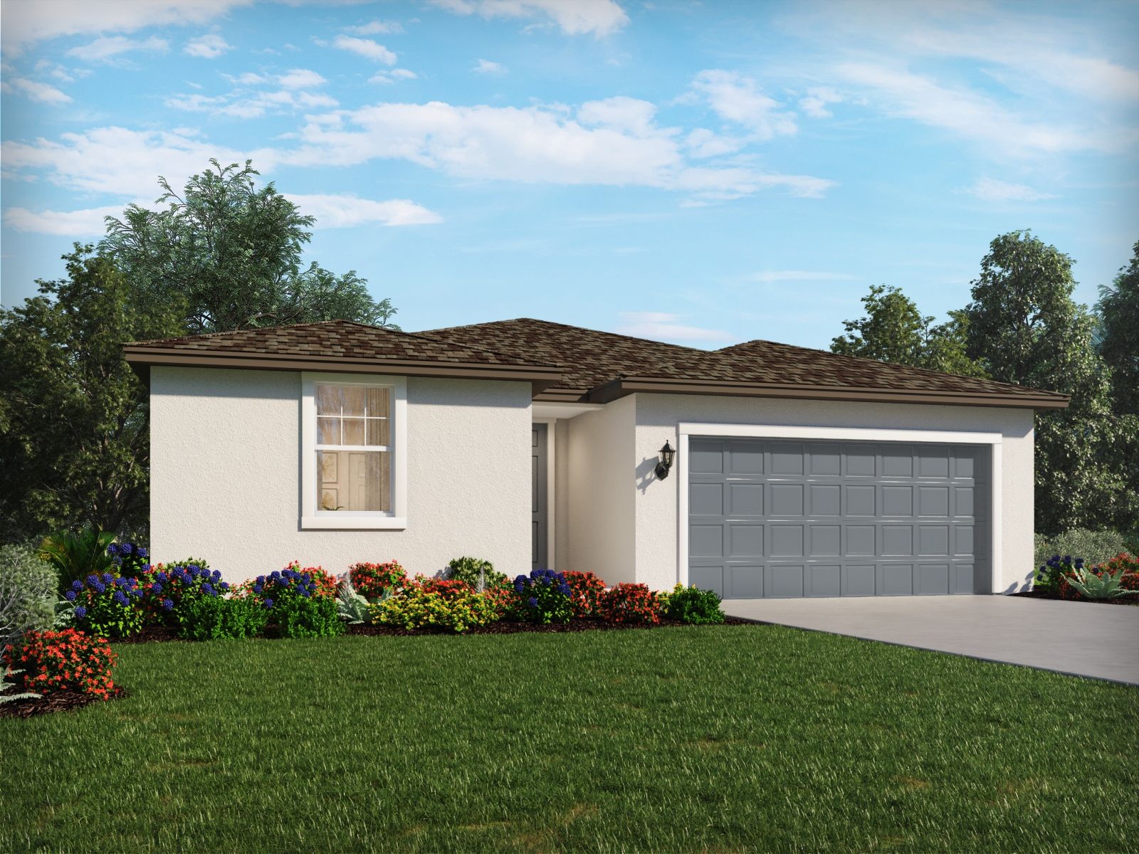 Rendering of the Gardenia Floorplan Exterior.
