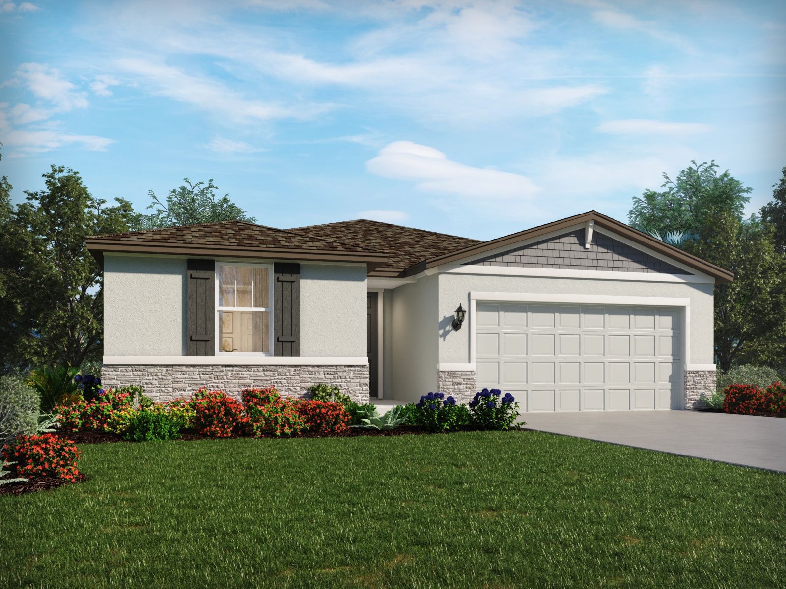 Rendering of the Gardenia at Leyland Preserve