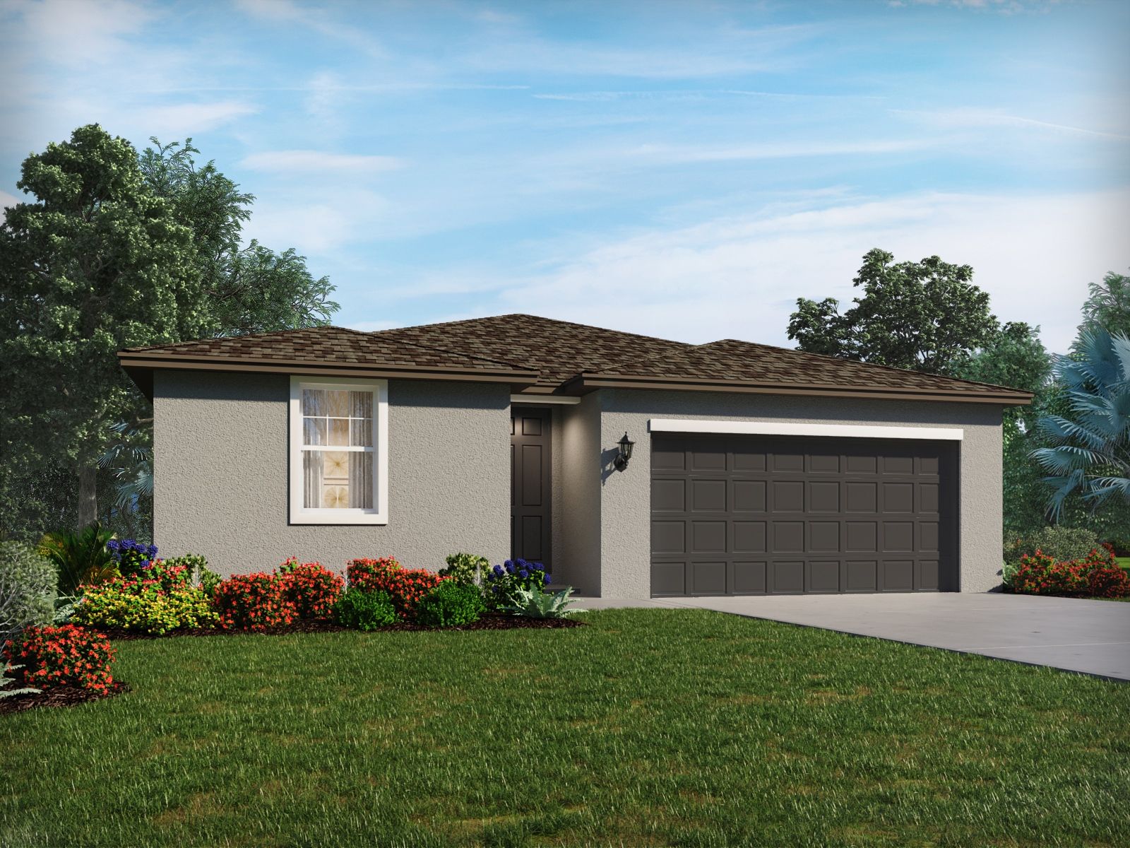 Rendering of the Bluebell Floorplan Exterior.