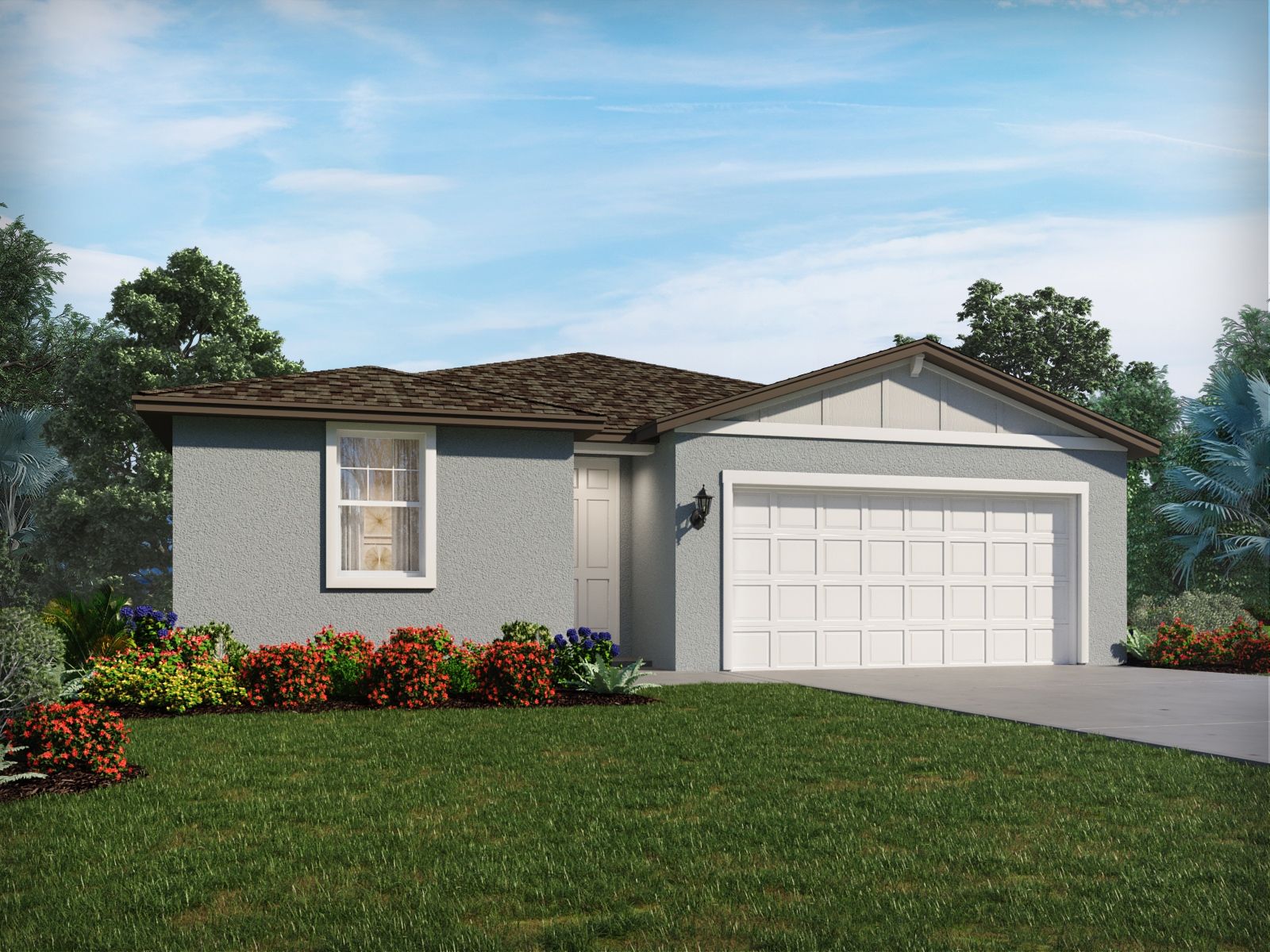Rendering of the Bluebell Floorplan Exterior.