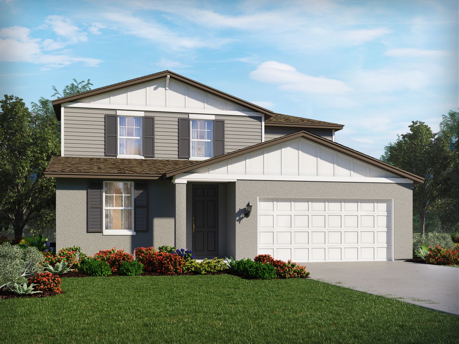 Rendering of the Orchid Floorplan Exterior.