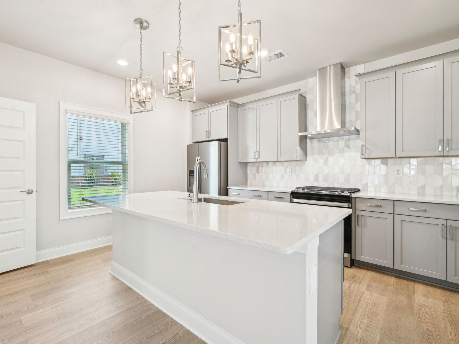 Kitchen in the Oleander floorplan at a Meritage Homes community in Atlanta, GA.
