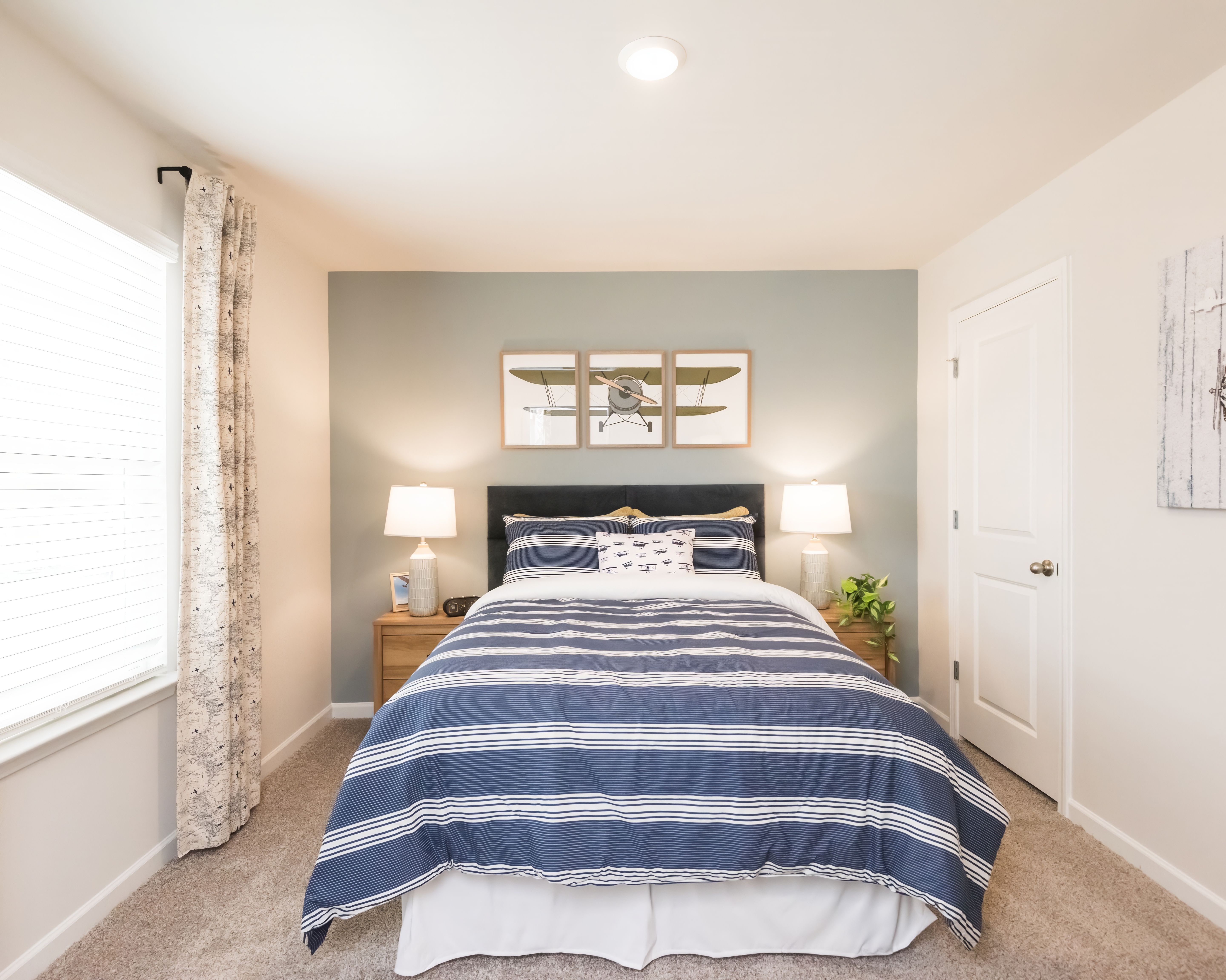 Secondary Bedroom in the Paisley floorplan at a Meritage Homes community in Atlanta, GA.