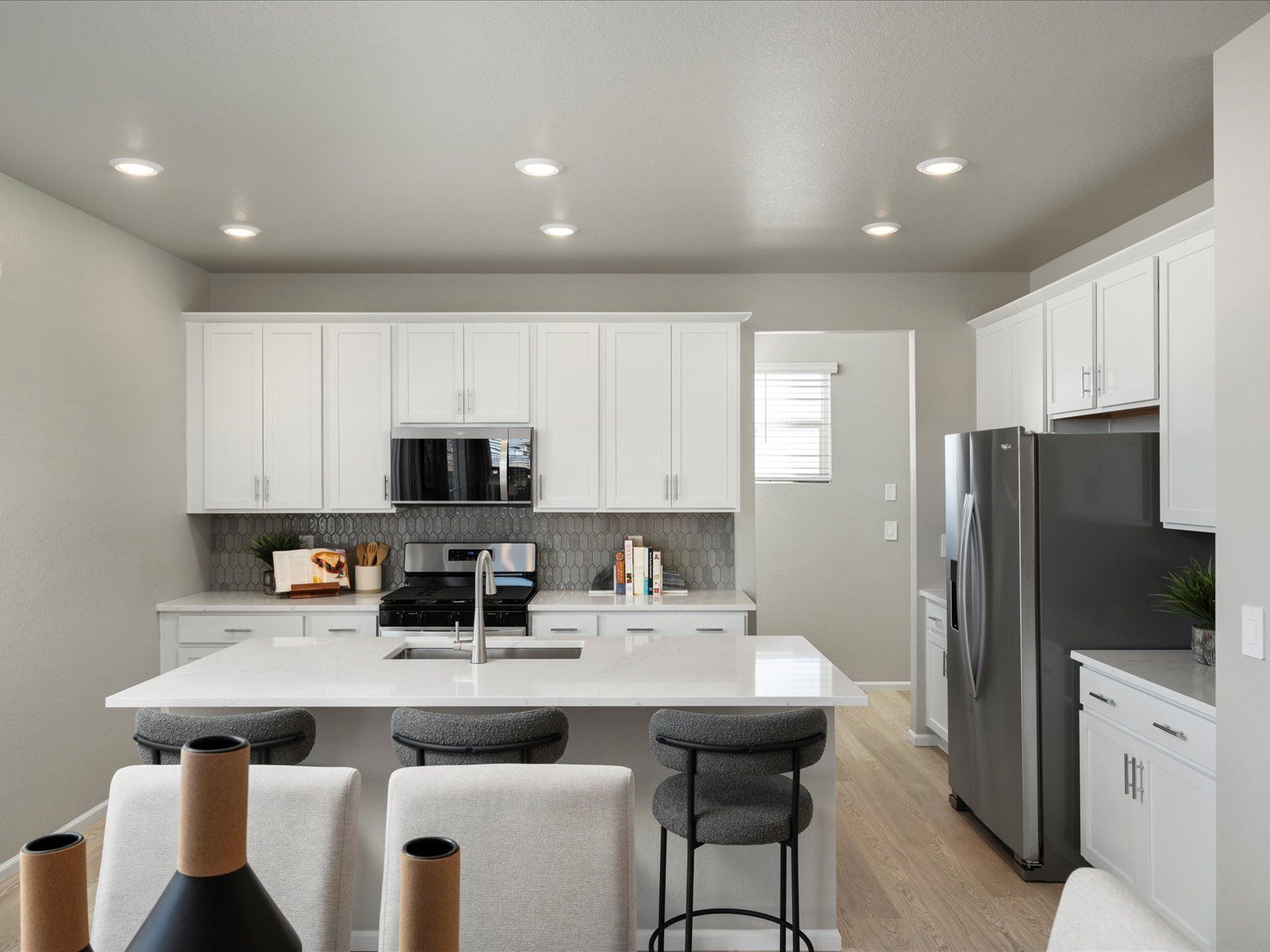 The Chatfield floorplan modeled at Hidden Valley Farm in Severance, CO