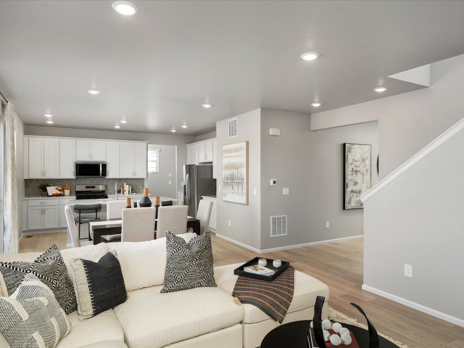 The Chatfield floorplan modeled at Hidden Valley Farm in Severance, CO