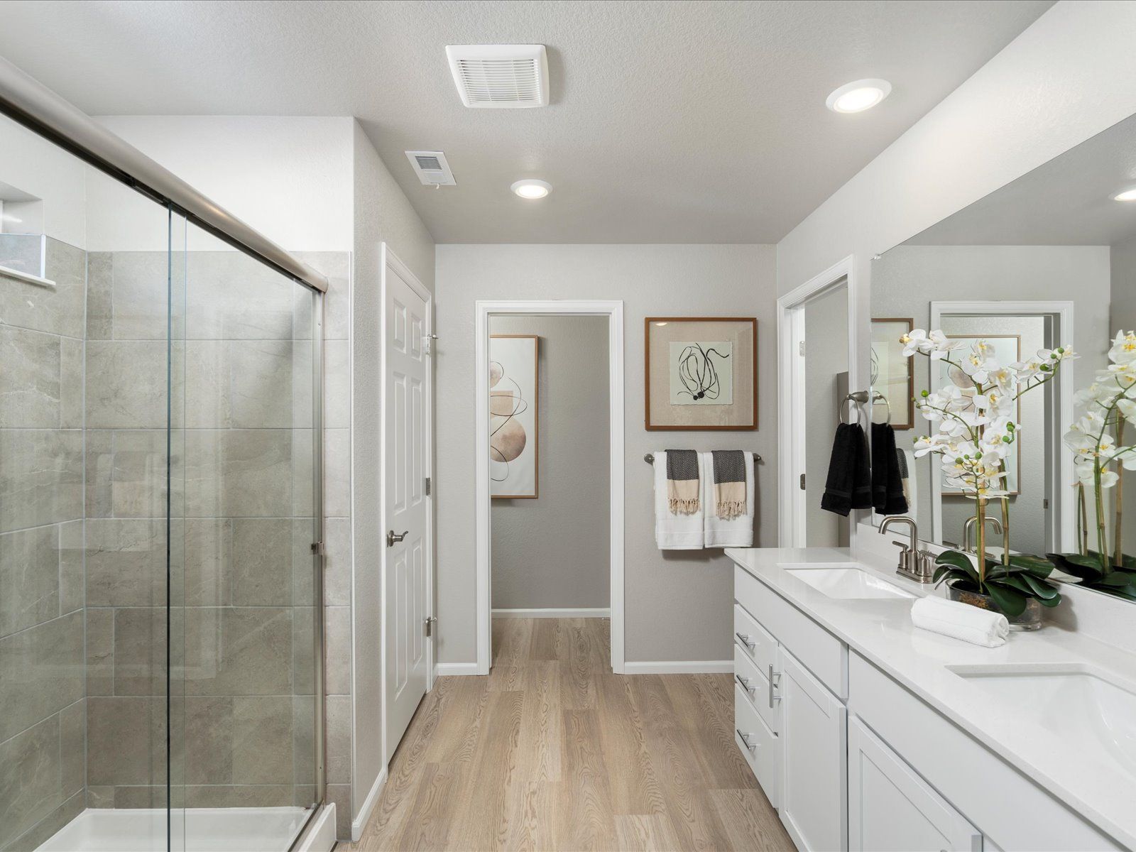 The Chatfield floorplan modeled at Hidden Valley Farm in Severance, CO