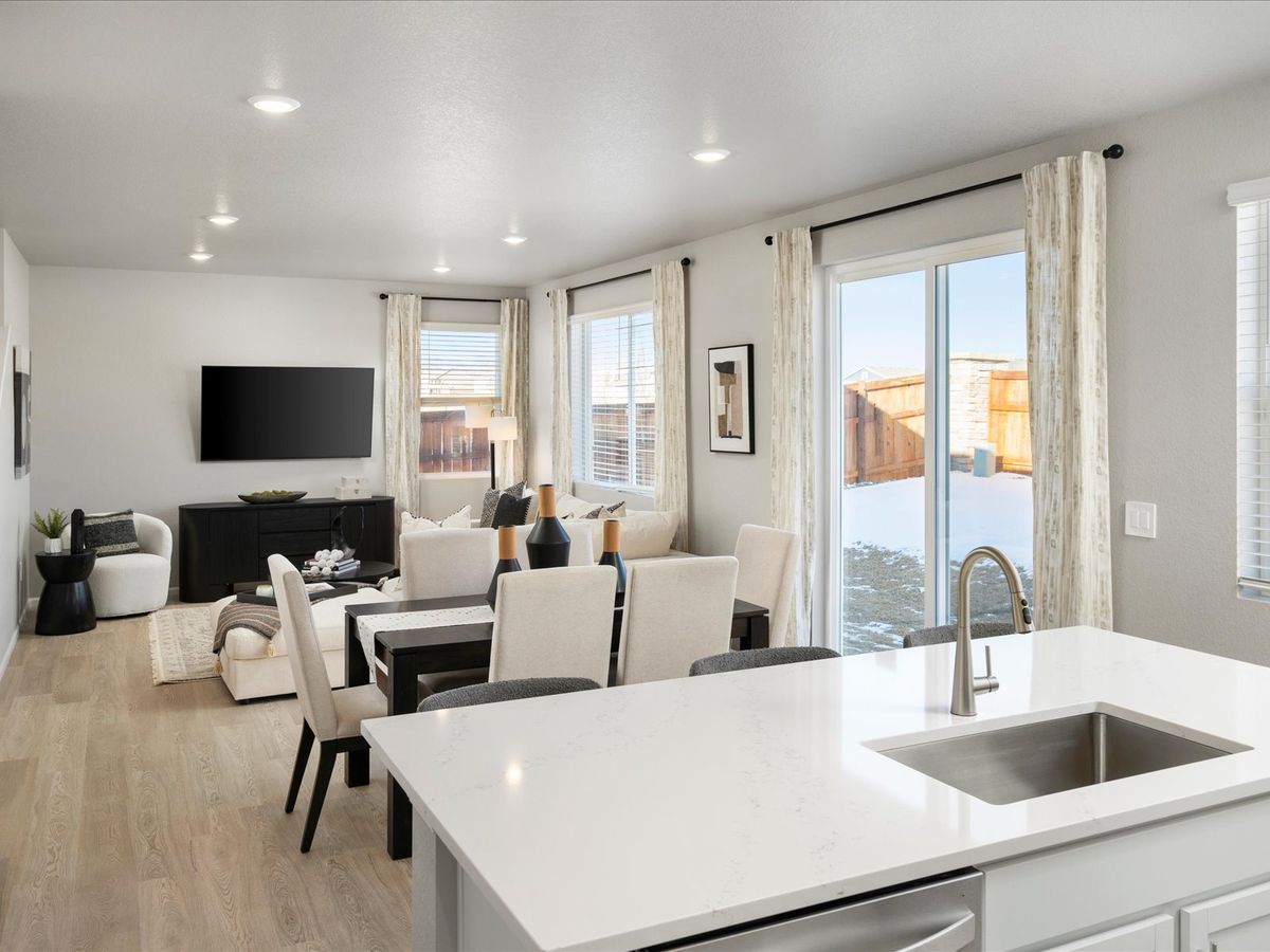 The Chatfield floorplan modeled at Hidden Valley Farm in Severance, CO