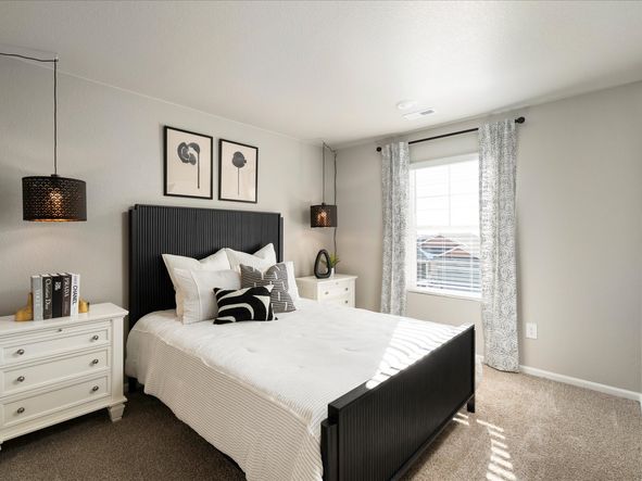 The Chatfield floorplan modeled at Hidden Valley Farm in Severance, CO