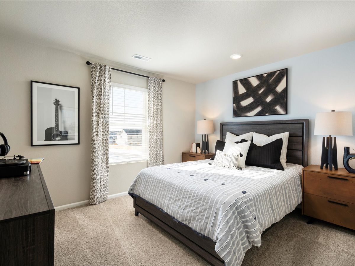 The Chatfield floorplan modeled at Hidden Valley Farm in Severance, CO
