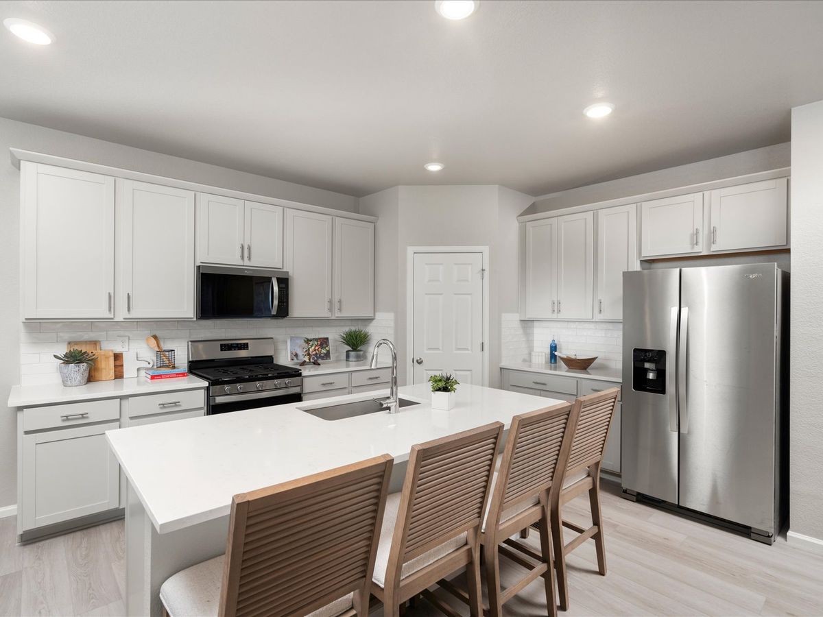 The Timberline floorplan modeled at Lake Bluff in Greeley, CO