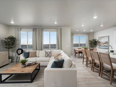 The Timberline floorplan modeled at Lake Bluff in Greeley, CO