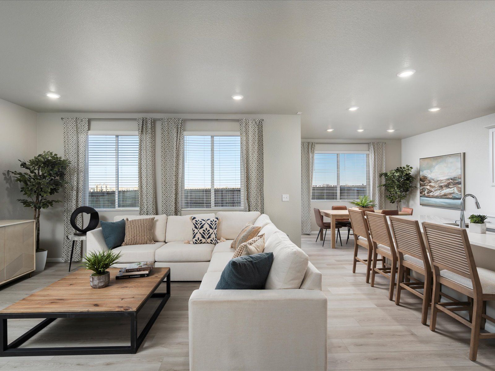 The Timberline floorplan modeled at Lake Bluff in Greeley, CO
