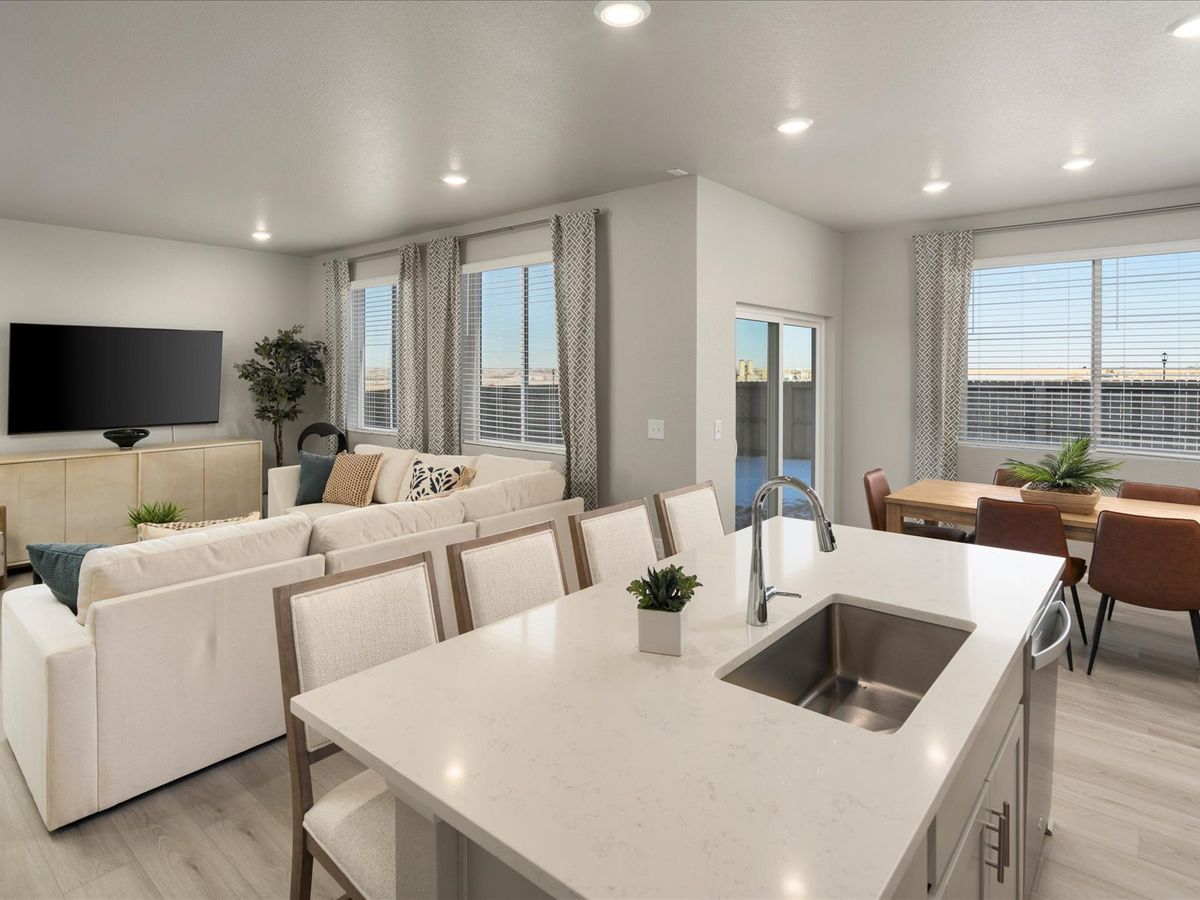 The Timberline floorplan modeled at Lake Bluff in Greeley, CO