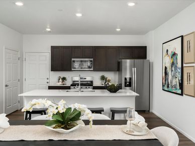 The Woodland floorplan modeled at Poudre Heights in Windsor, CO
