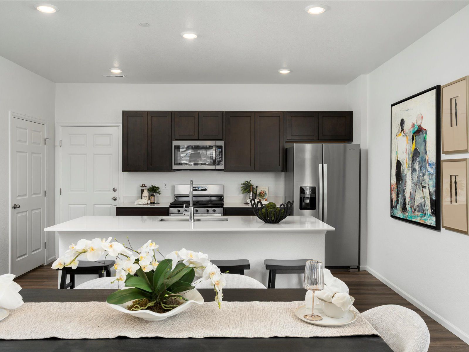 The Woodland floorplan modeled at Poudre Heights in Windsor, CO