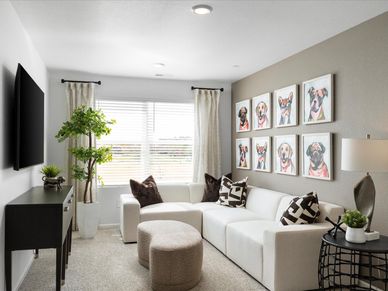 The Woodland floorplan modeled at Poudre Heights in Windsor, CO