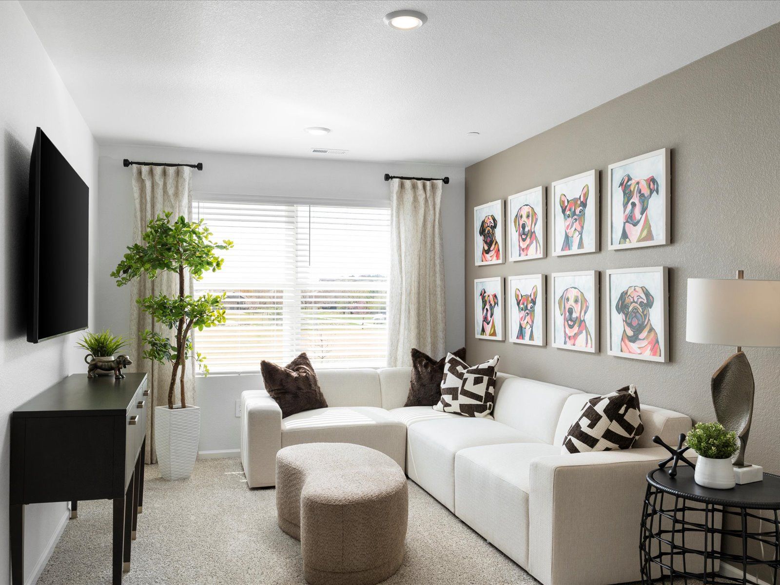 The Woodland floorplan modeled at Poudre Heights in Windsor, CO