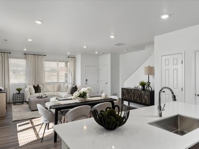 The Woodland floorplan modeled at Poudre Heights in Windsor, CO