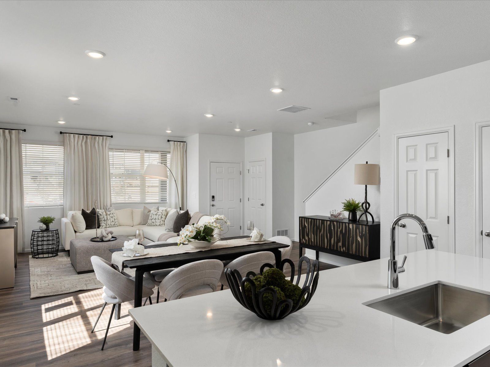 The Woodland floorplan modeled at Poudre Heights in Windsor, CO