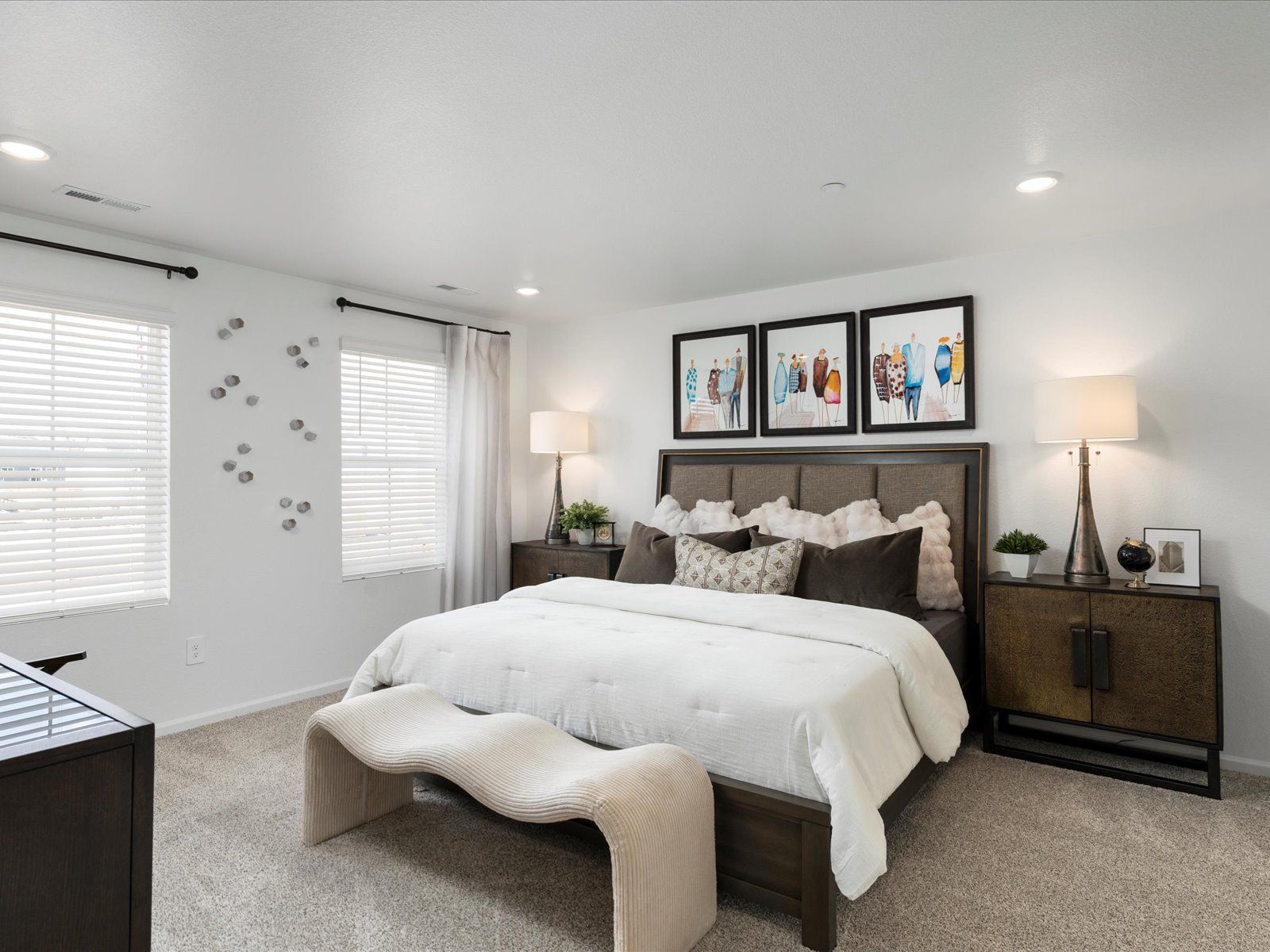 The Woodland floorplan modeled at Poudre Heights in Windsor, CO