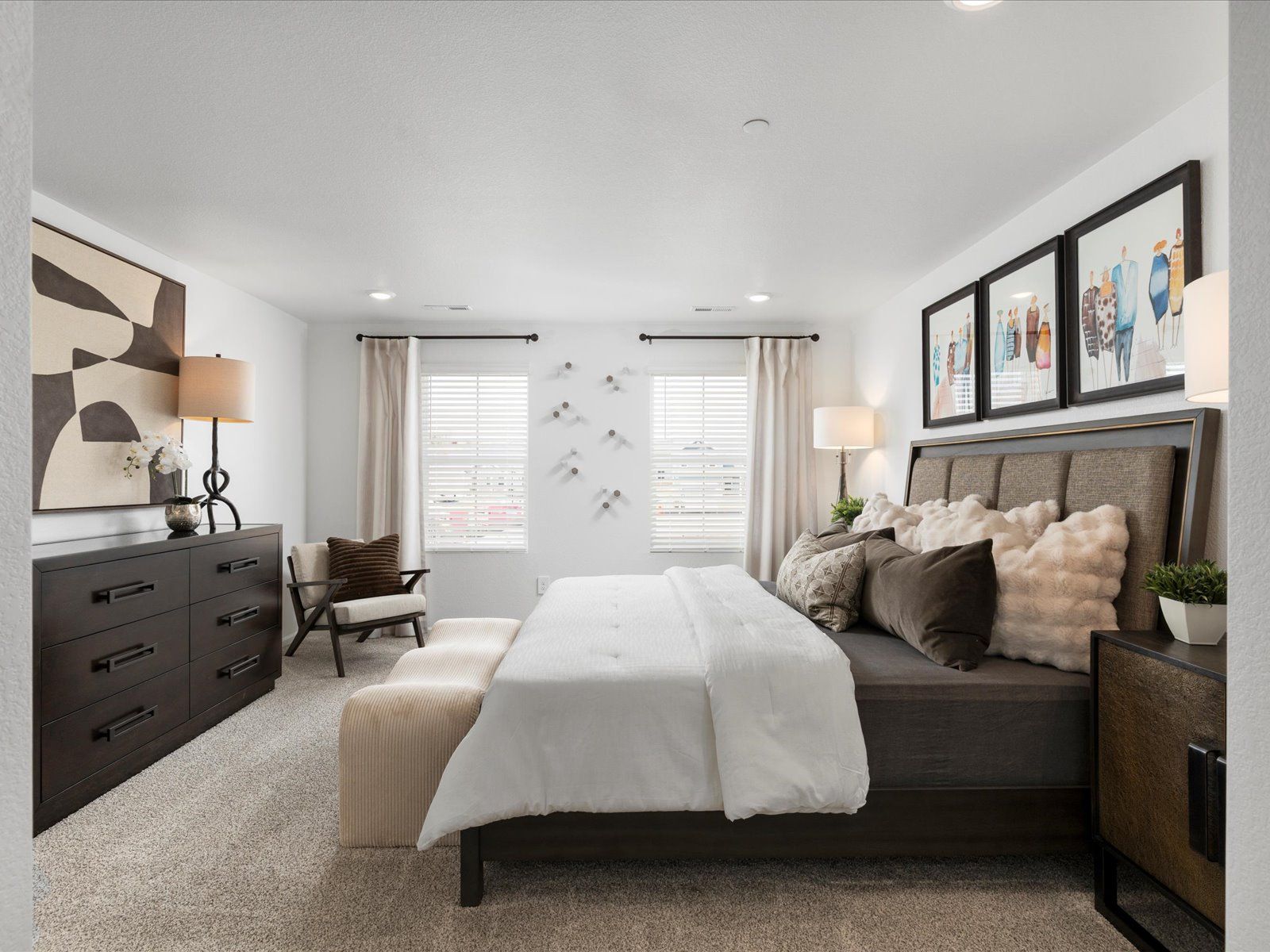 The Woodland floorplan modeled at Poudre Heights in Windsor, CO