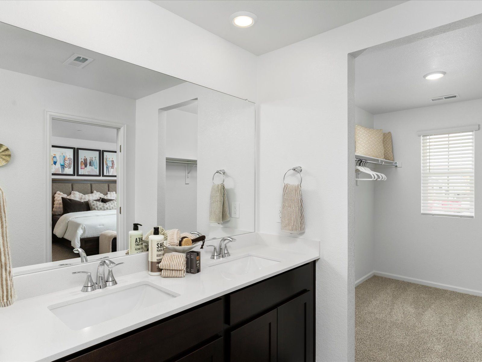 The Woodland floorplan modeled at Poudre Heights in Windsor, CO