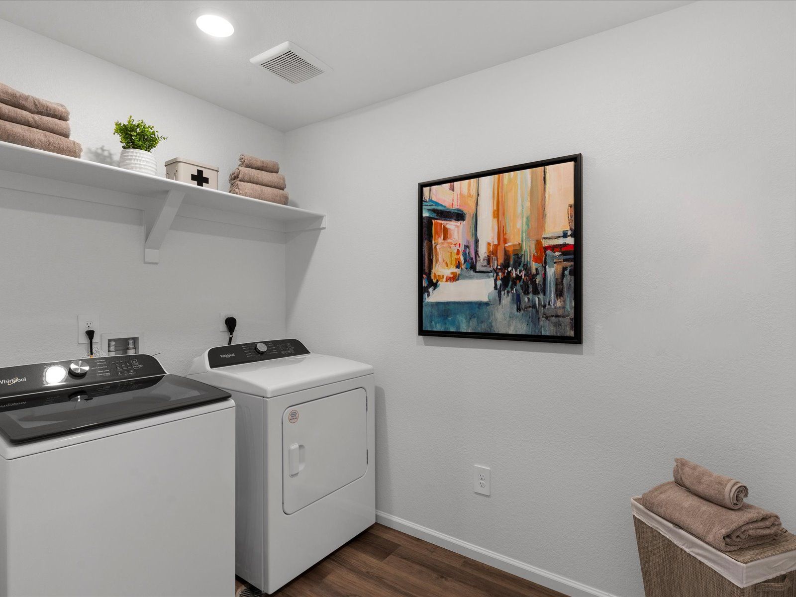 The Woodland floorplan modeled at Poudre Heights in Windsor, CO