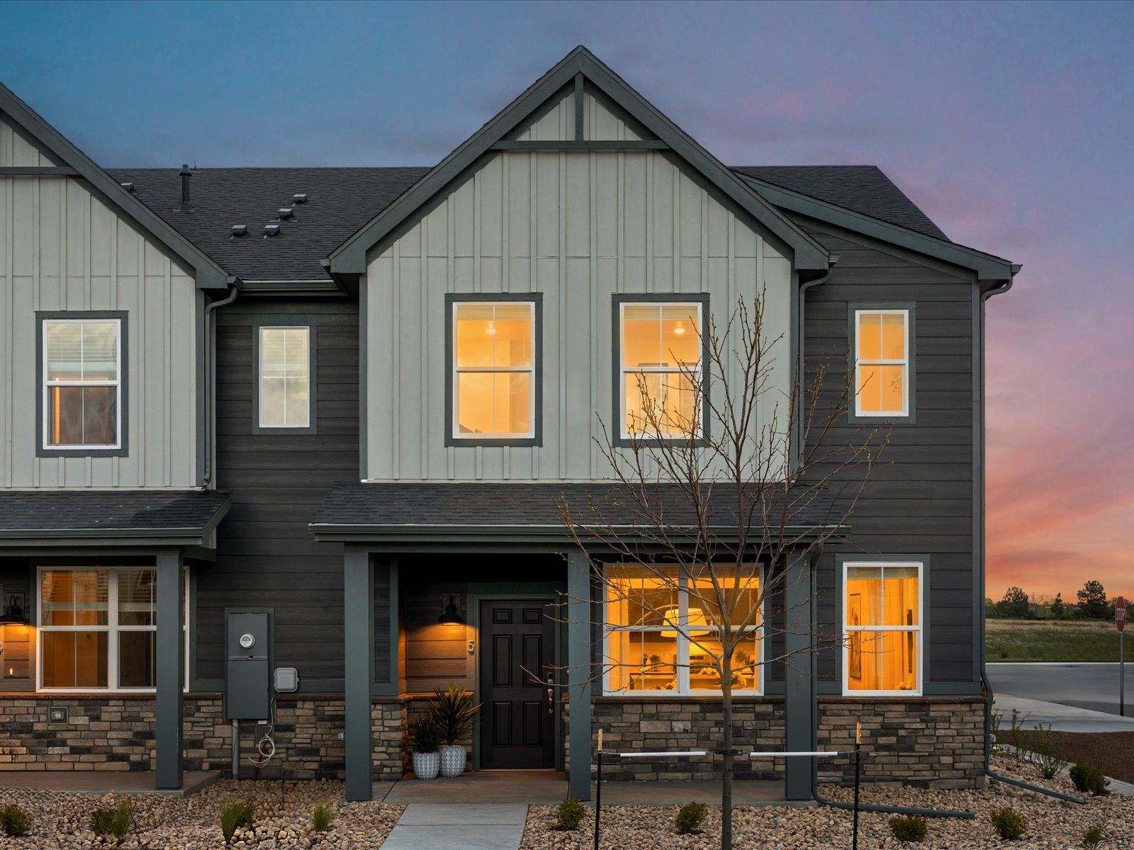 The Woodland floorplan modeled at Poudre Heights in Windsor, CO