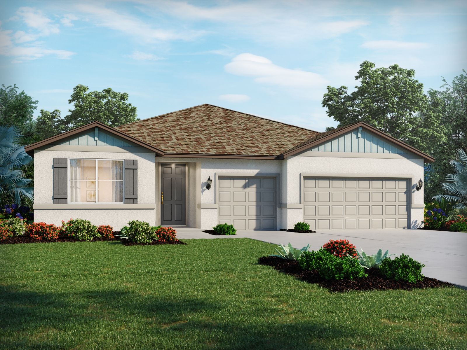 Exterior Rendering of the Oakhurst