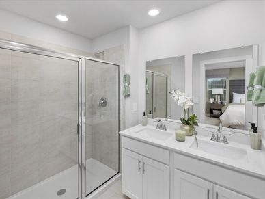 Welcome home to the Amber floorplan modeled at Valentine Townes in Greer, SC.